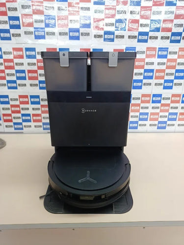 ECOVACS DEEBOT T50 Omni Robot Aspirador y mopa, 15.000Pa, Cepillo Lateral Extensible, ZeroTangle 2.0, estación Omni Todo en uno, mopa con Agua Caliente a 75℃ lultrafino de 81mm